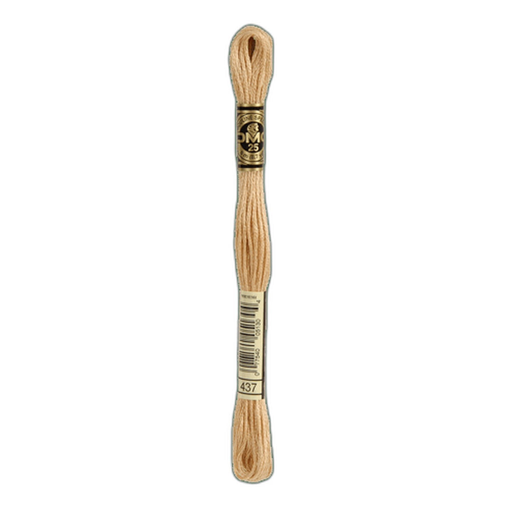 DMC 437 Light Tan Stranded Cotton Embroidery Floss