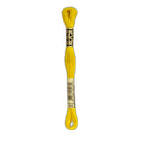 DMC 444 Dark Lemon Stranded Cotton Embroidery Floss