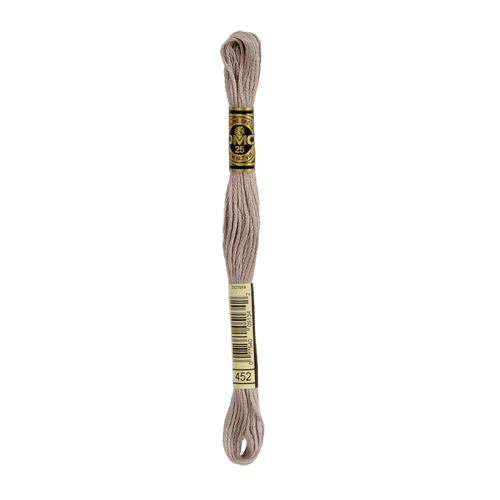 DMC 452 Medium Shell Grey Stranded Cotton Embroidery Floss