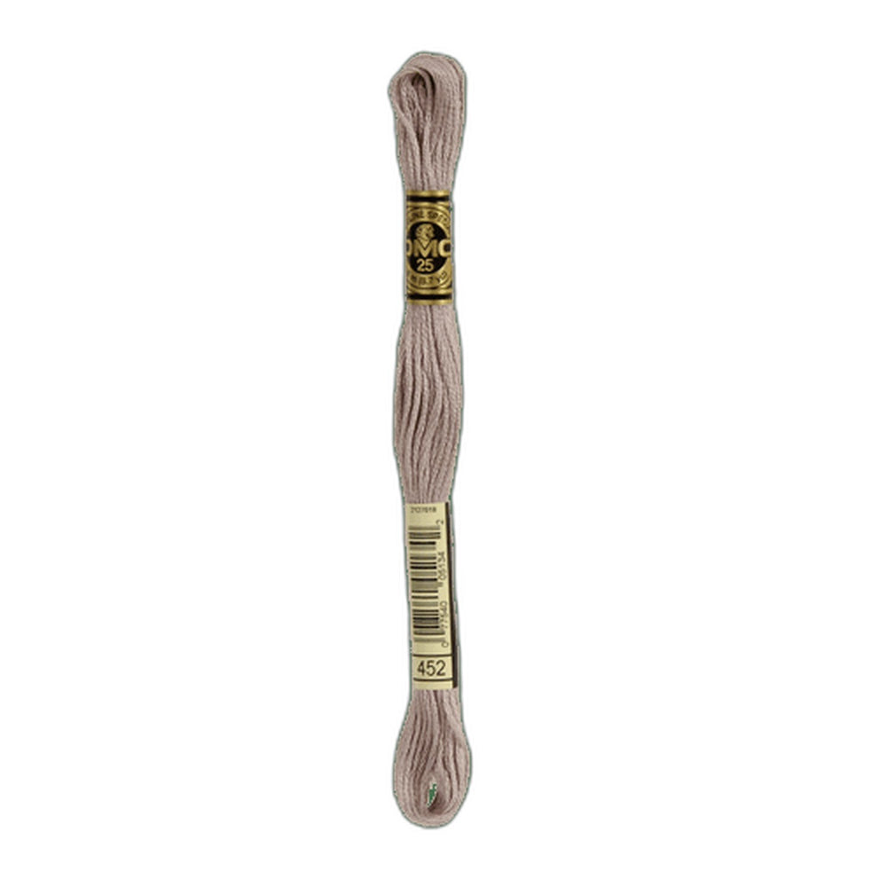 DMC 452 Medium Shell Grey Stranded Cotton Embroidery Floss