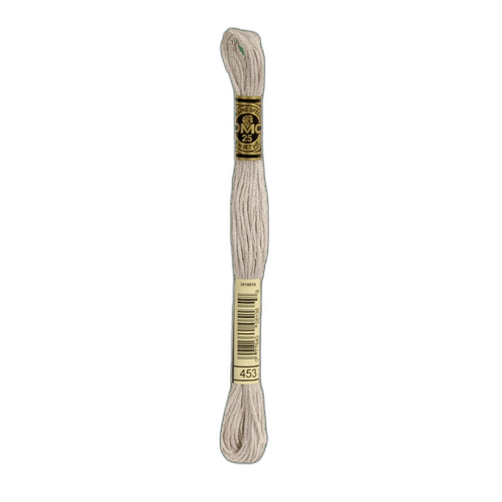 DMC 453 Light Shell Grey Stranded Cotton Embroidery Floss