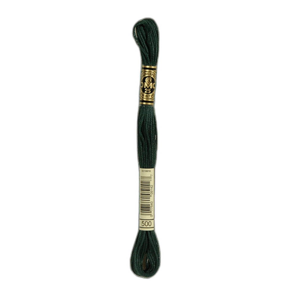 DMC 500 Very Dark Blue Green Stranded Cotton Embroidery Floss