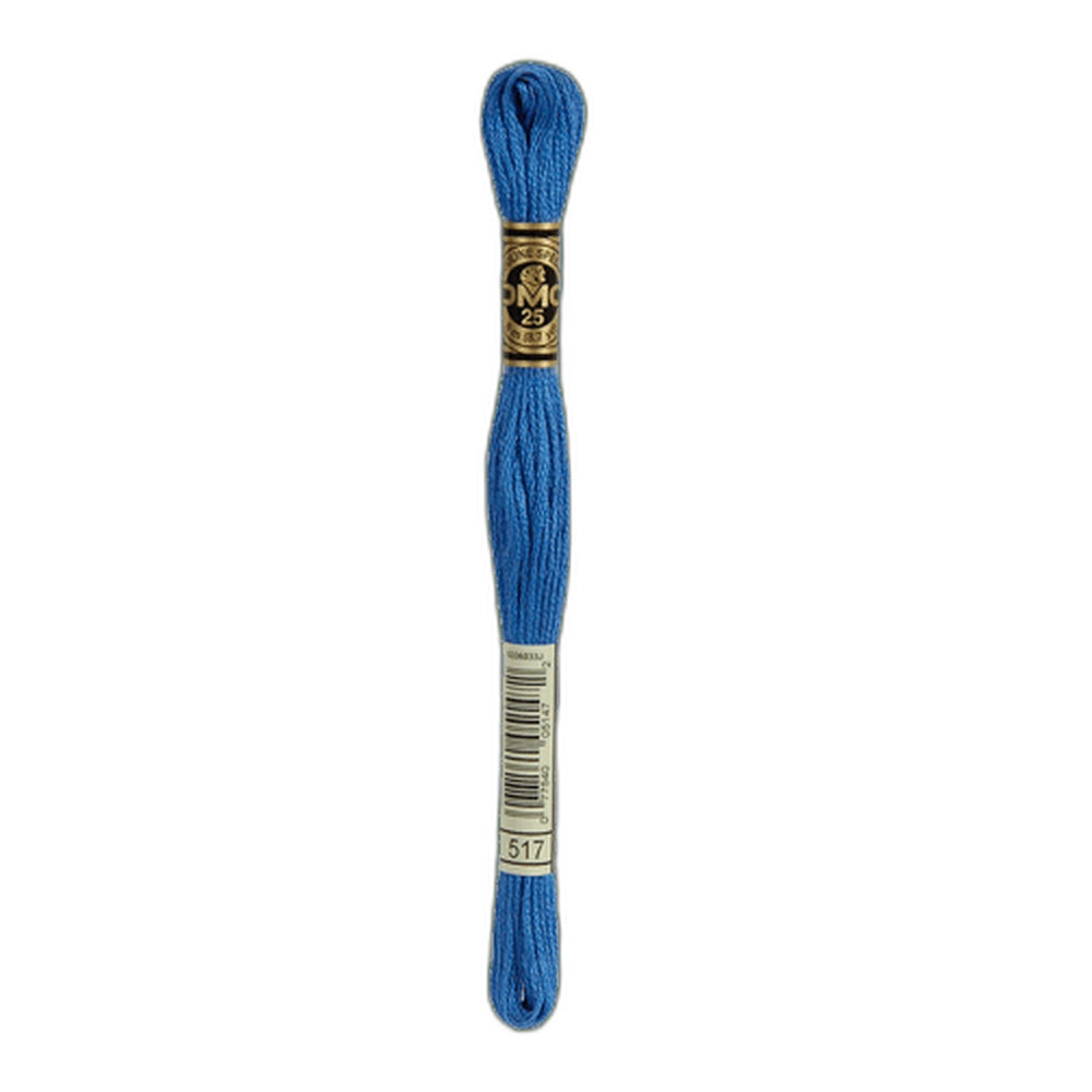 DMC 517 Dark Wedgewood Blue Stranded Cotton Embroidery Floss