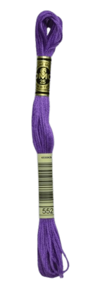 DMC 552 Medium Violet Stranded Cotton Embroidery Floss