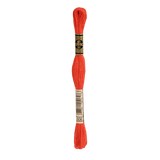 DMC 606 Bright Orange-Red Stranded Cotton Embroidery Floss