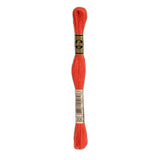DMC 606 Bright Orange-Red Stranded Cotton Embroidery Floss