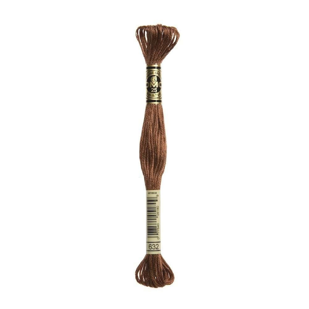 DMC 632 Ultra Very Dark Desert Sand Stranded Cotton Embroidery Floss