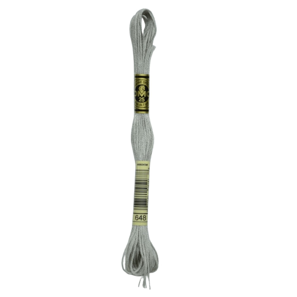 DMC 648 Light Beaver Grey Stranded Cotton Embroidery Floss