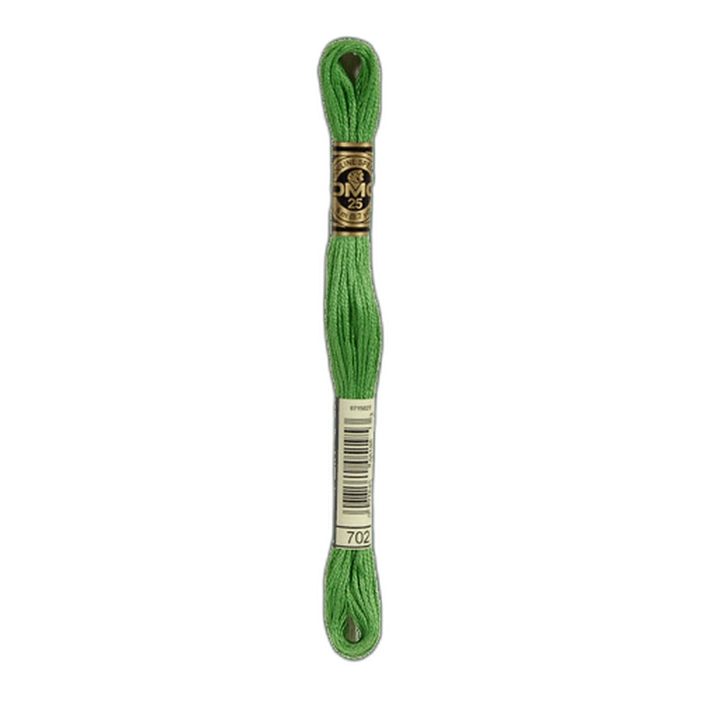 DMC 702 Kelly Green Stranded Cotton Embroidery Floss