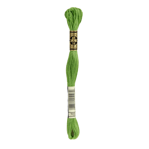 DMC 703 Chartreuse Stranded Cotton Embroidery Floss