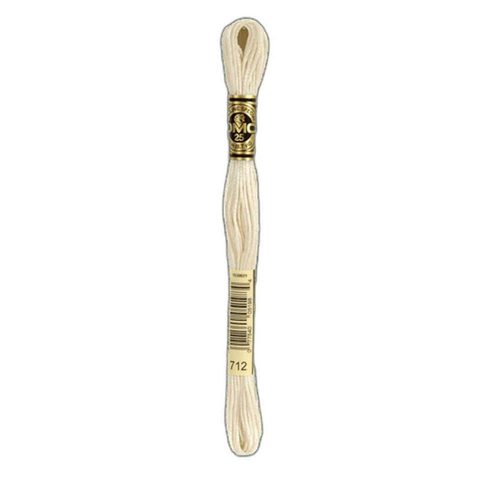 DMC 712 Cream Stranded Cotton Embroidery Floss