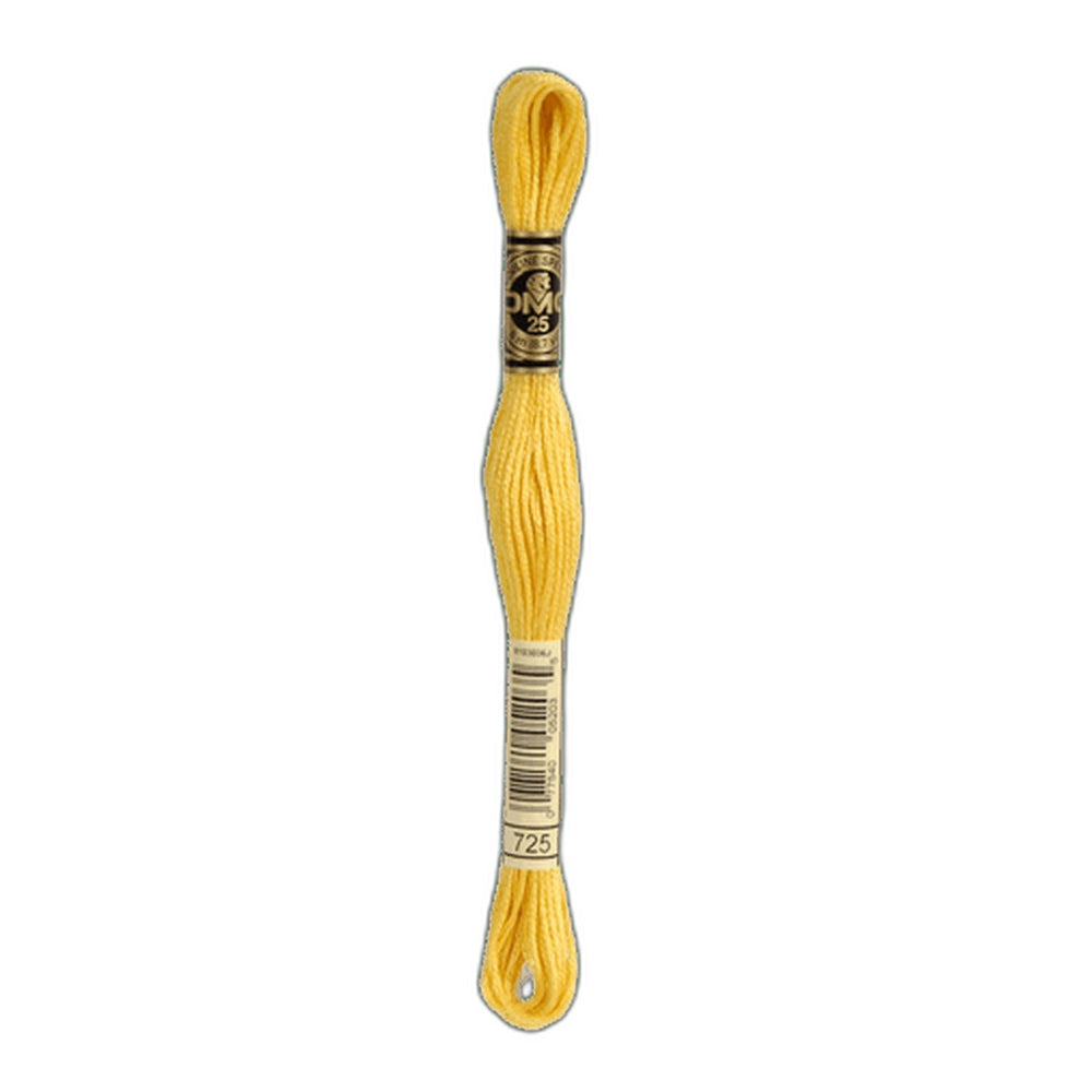DMC 725 Medium Light Topaz Stranded Cotton Embroidery Floss