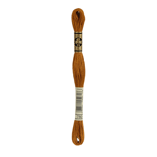 DMC 780 Ultra Very Dark Topaz Stranded Cotton Embroidery Floss