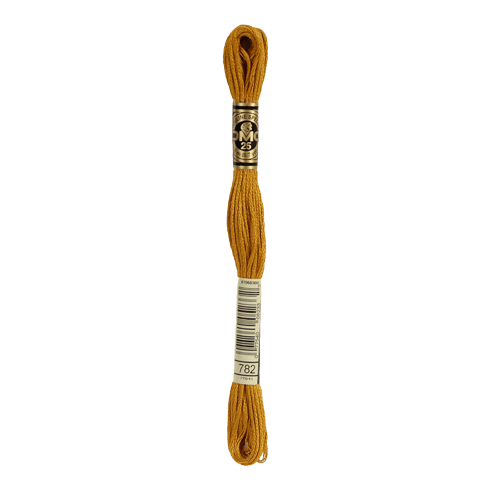 DMC 782 Dark Topaz Stranded Cotton Embroidery Floss