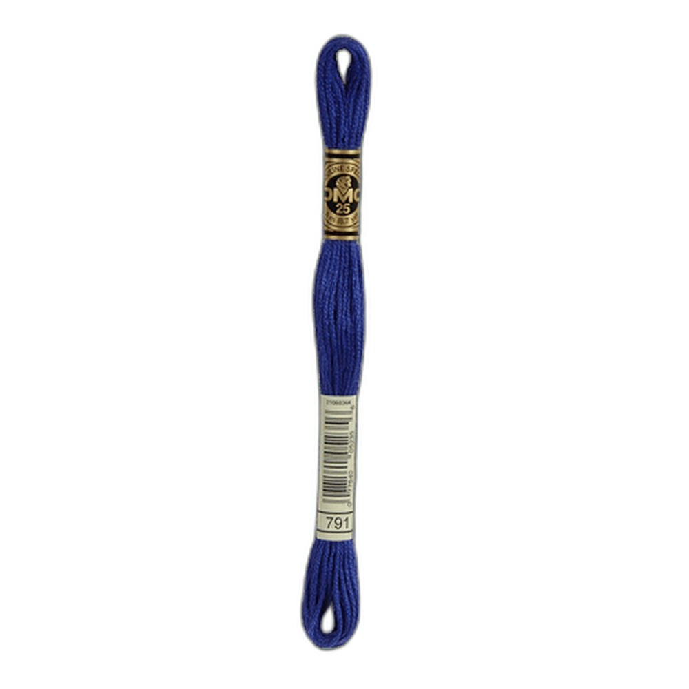 DMC 791 Very Dark Cornflower Blue Stranded Cotton Embroidery Floss