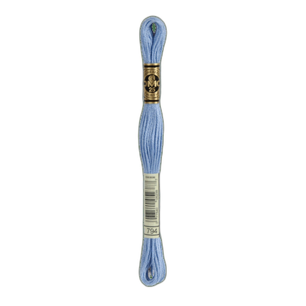 DMC 794 Light Cornflower Blue Stranded Cotton Embroidery Floss