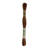 DMC 801 Dark Coffee Brown Stranded Cotton Embroidery Floss