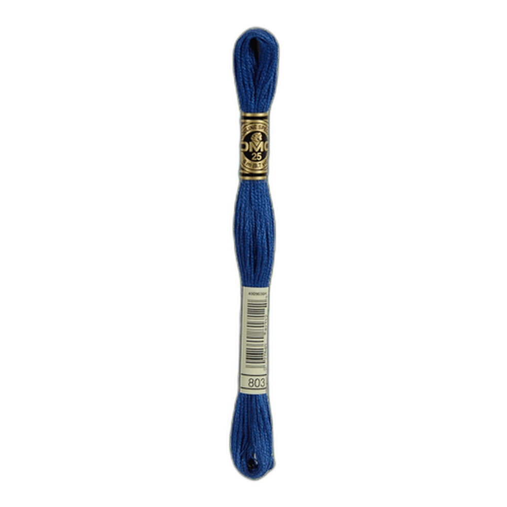 DMC 803 Ultra Very Dark Baby Blue Stranded Cotton Embroidery Floss