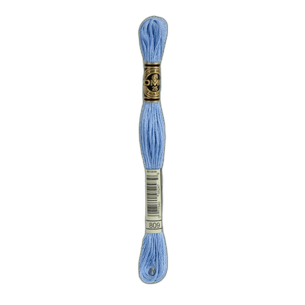 DMC 809 Delft Blue Stranded Cotton Embroidery Floss