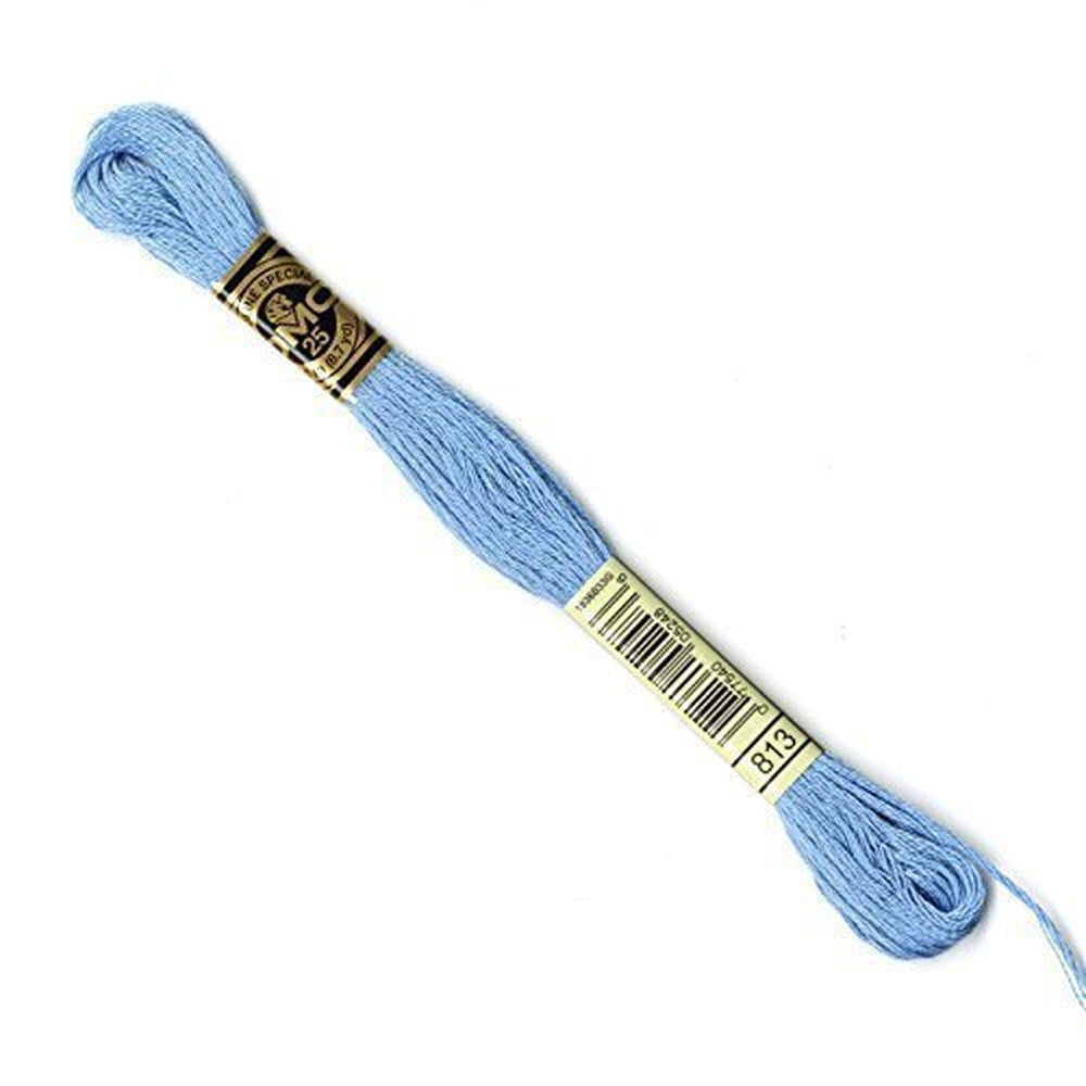 DMC 813 Light Blue Stranded Cotton Embroidery Floss