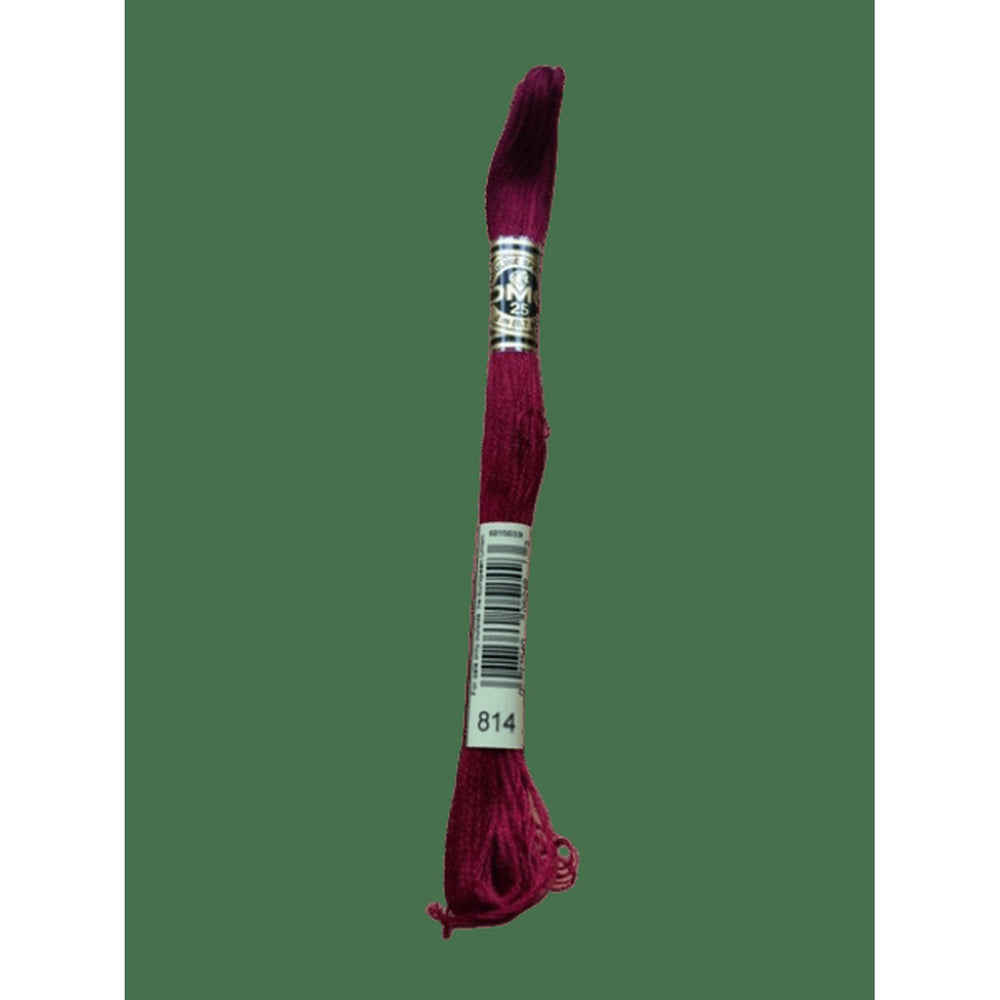 DMC 814 Dark Garnet Stranded Cotton Embroidery Floss