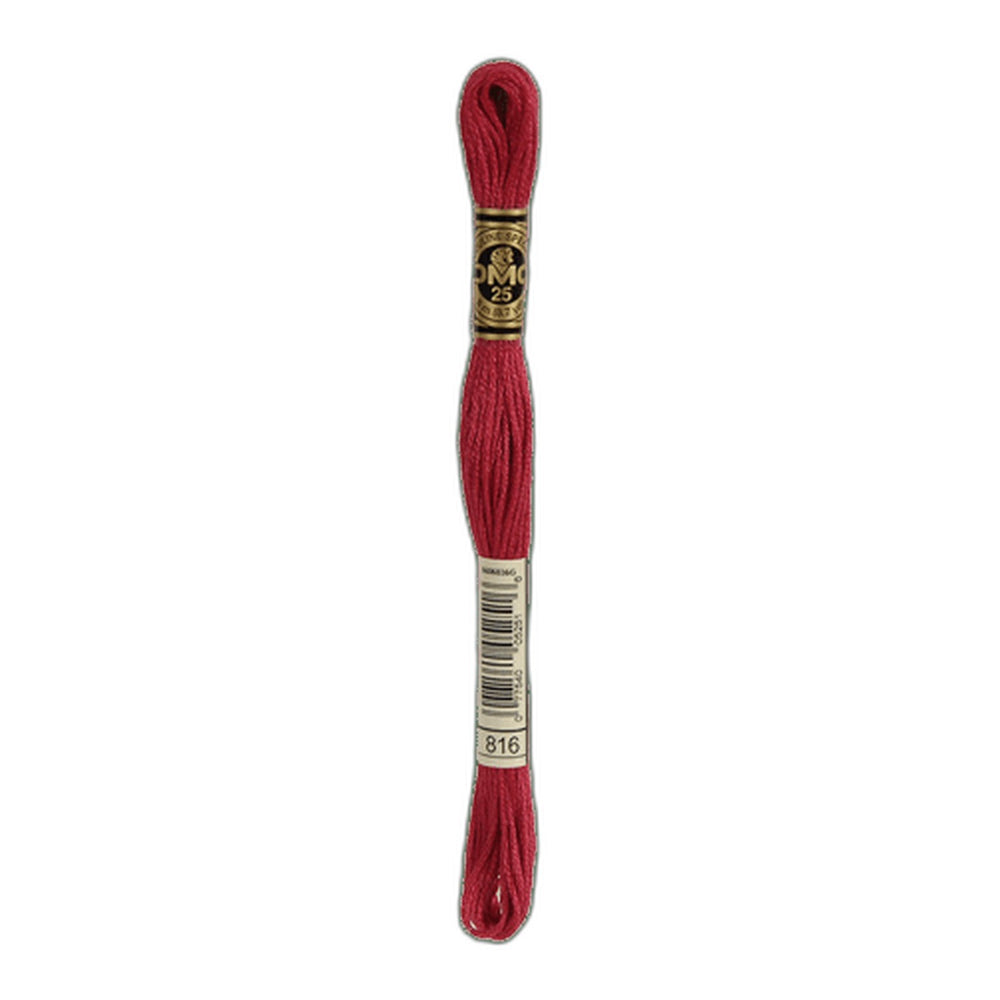 DMC 816 Garnet Stranded Cotton Embroidery Floss