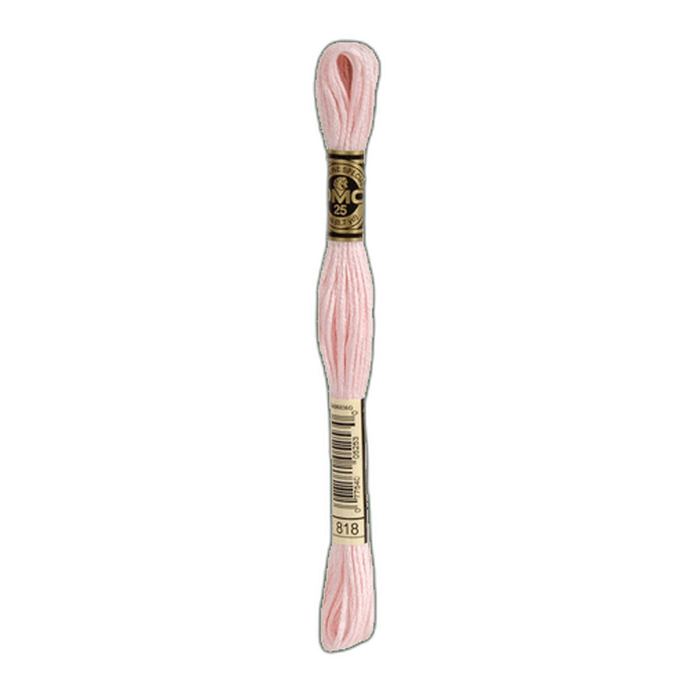 DMC 818 Baby Pink Stranded Cotton Embroidery Floss