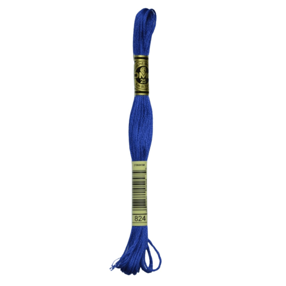 DMC 824 Very Dark Blue Stranded Cotton Embroidery Floss