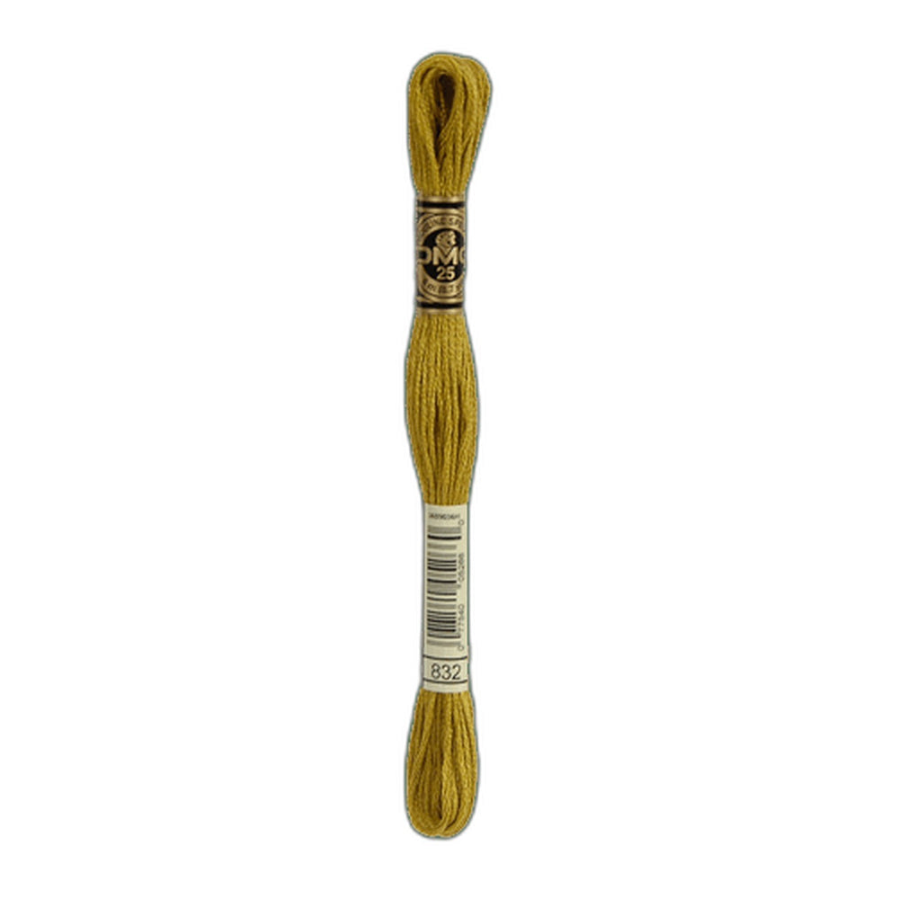 DMC 832 Golden Olive Stranded Cotton Embroidery Floss