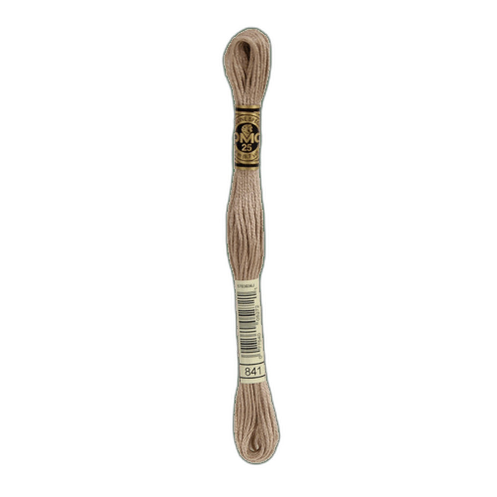 DMC 841 Light Beige Brown Stranded Cotton Embroidery Floss