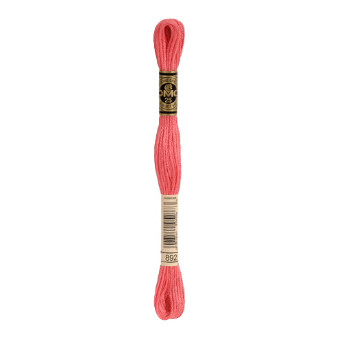 DMC 892 Medium Carnation Stranded Cotton Embroidery Floss