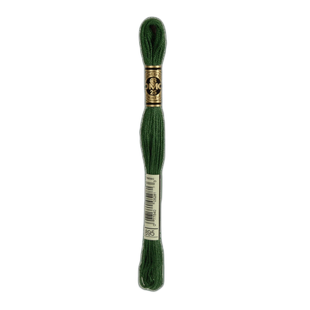 DMC 895 Very Dark Hunter Green Stranded Cotton Embroidery Floss