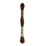 DMC 898 Very Dark Coffee Brown Stranded Cotton Embroidery Floss