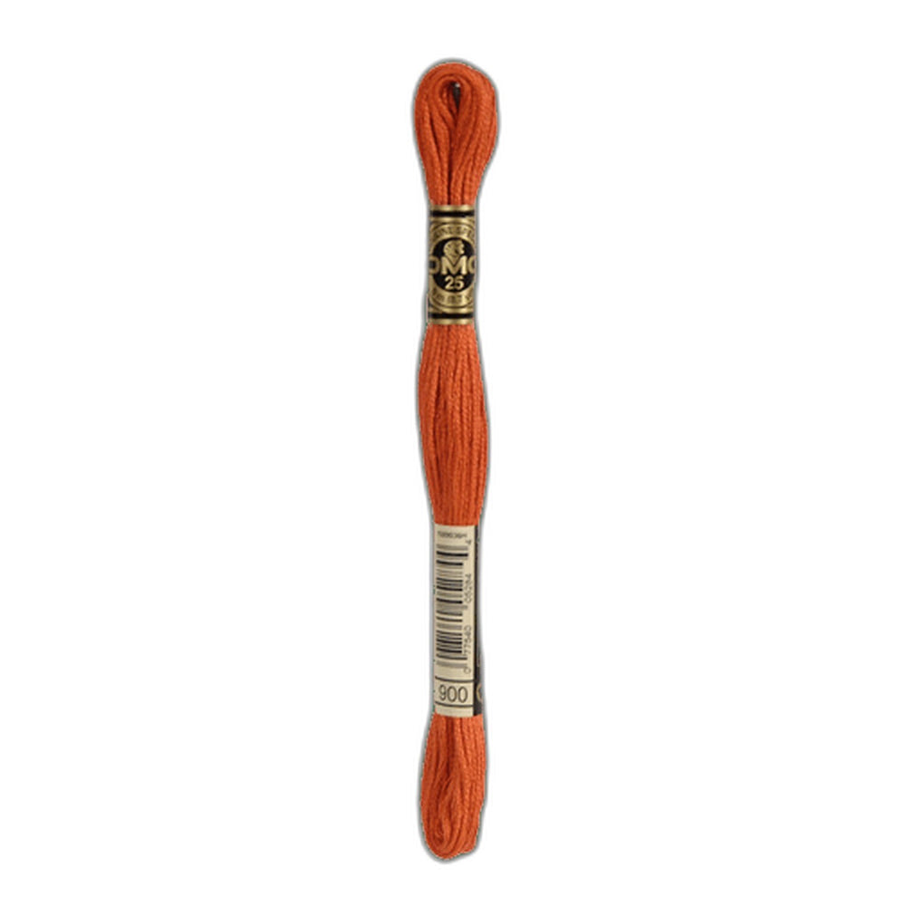 DMC 900 Dark Burnt Orange Stranded Cotton Embroidery Floss