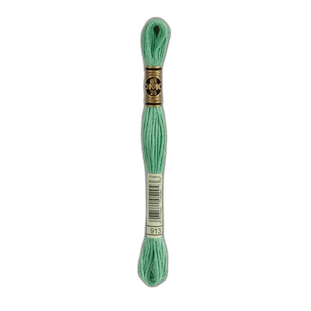 DMC 913 Medium Nile Green Stranded Cotton Embroidery Floss
