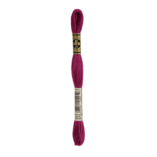 DMC 915 Dark Plum Stranded Cotton Embroidery Floss