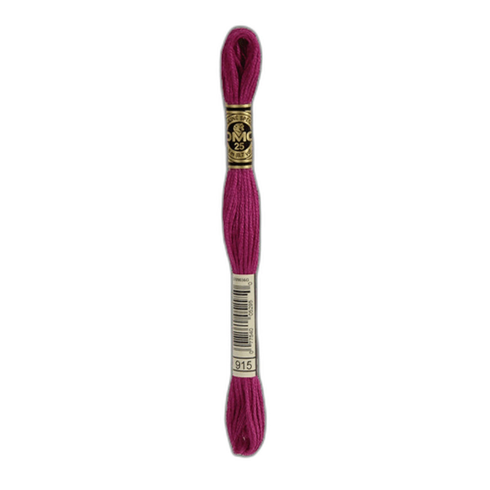 DMC 915 Dark Plum Stranded Cotton Embroidery Floss