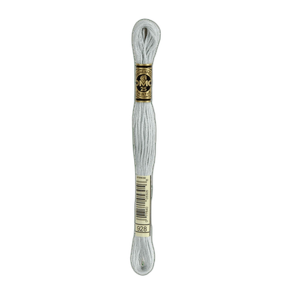 DMC 928 Very Light Grey Green Stranded Cotton Embroidery Floss