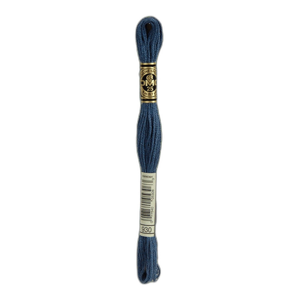 DMC 930 Dark Antique Blue Stranded Cotton Embroidery Floss