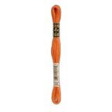 DMC 946 Medium Burnt Orange Stranded Cotton Embroidery Floss