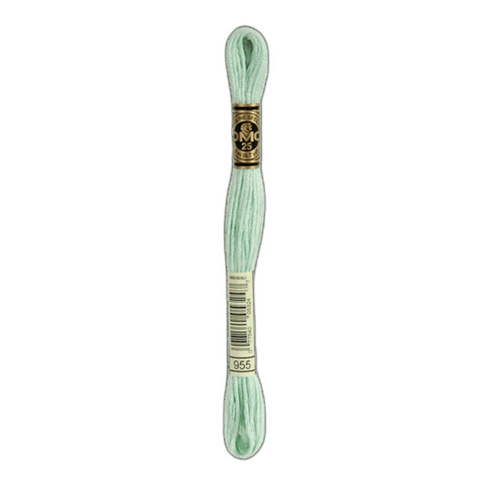 DMC 955 Light Nile Green Stranded Cotton Embroidery Floss