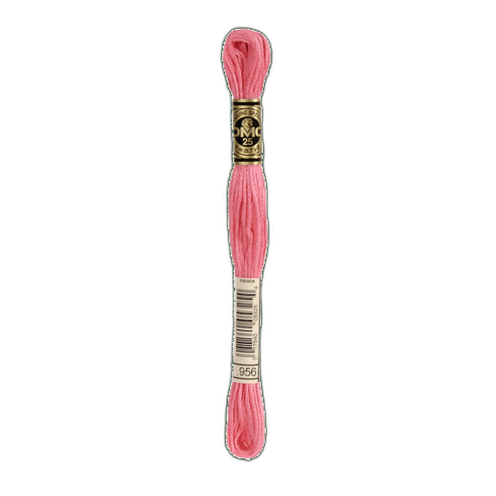 DMC 956 Geranium Stranded Cotton Embroidery Floss