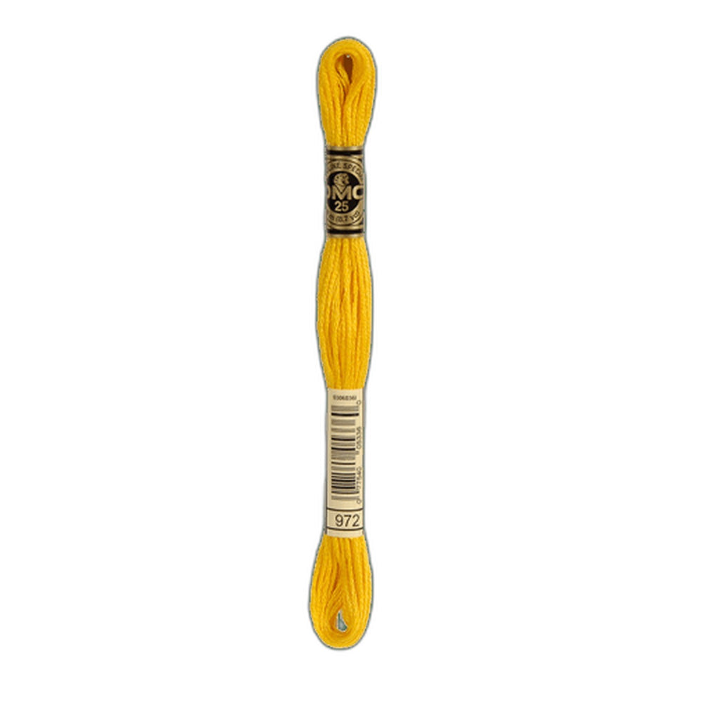 DMC 972 Deep Canary Stranded Cotton Embroidery Floss