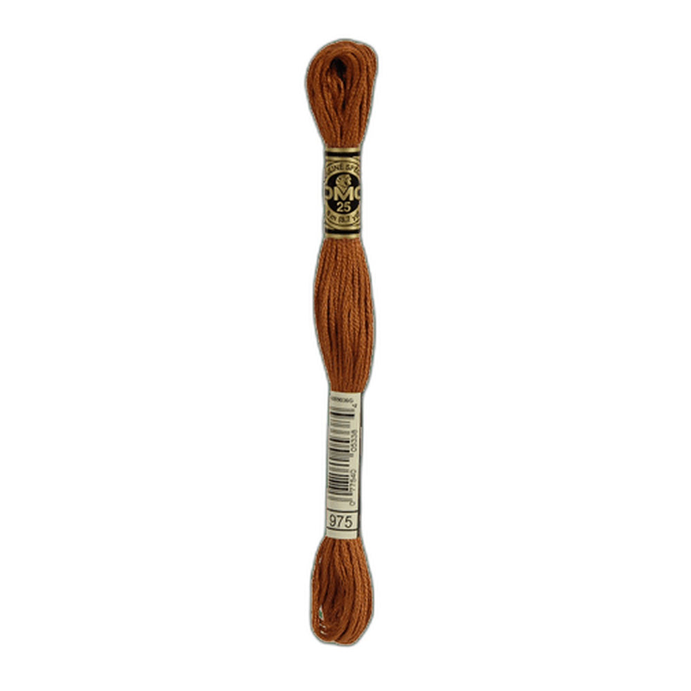 DMC 975 Dark Golden Brown Stranded Cotton Embroidery Floss