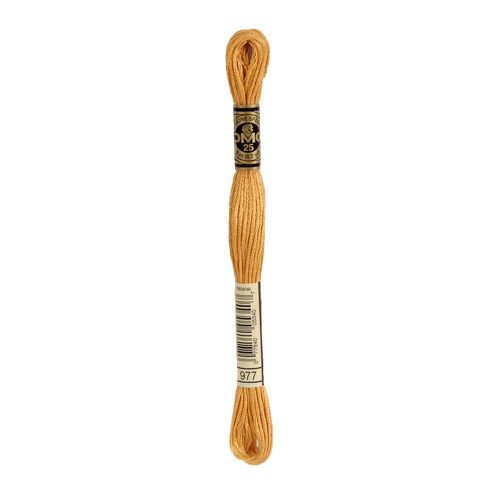 DMC 977 Light Golden Brown Stranded Cotton Embroidery Floss