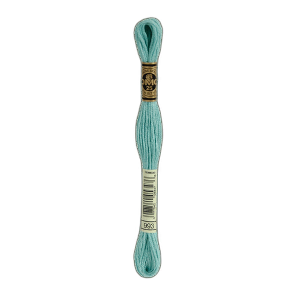 DMC 993 Very Light Aquamarine Stranded Cotton Embroidery Floss