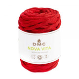 DMC Nova Vita 4mm Recycled Cotton Red (250g Ball)
