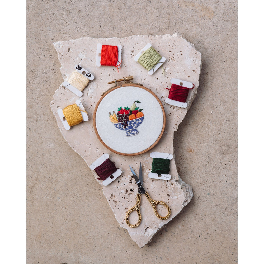 Fruit Bowl embroidery design