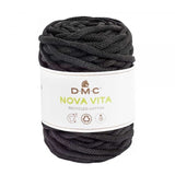 DMC Nova Vita 4mm Recycled Cotton Black (250g Ball)
