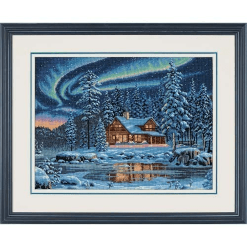 Aurora Cabin, Counted Cross Stitch - Crafty Hobbies Australia